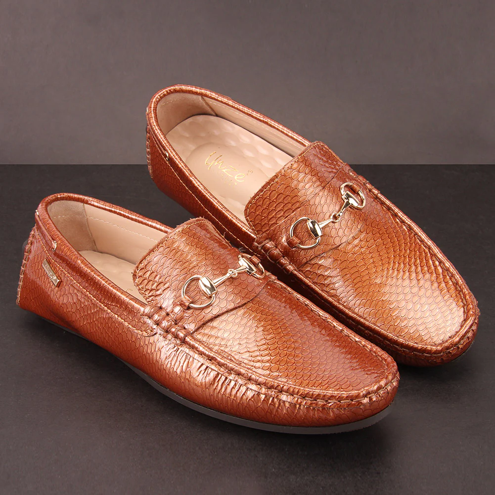 Mens "KANDID"Leather Loafers Slip Ons Moccasins - Image 6