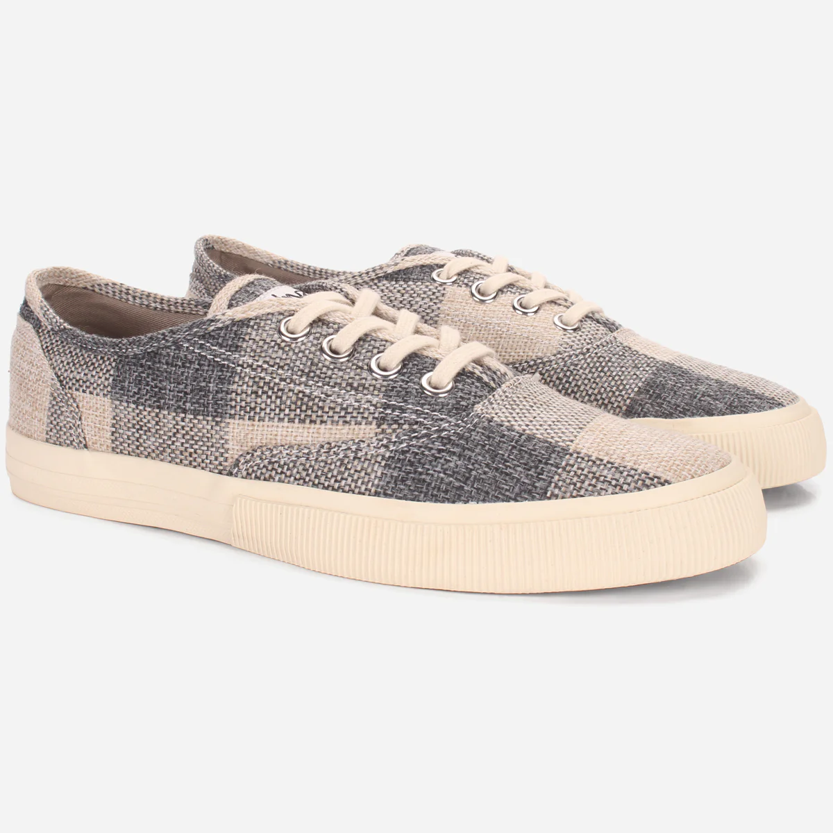 Mens "KIMBERLY" Casual Lace-ups Canvas Trainers - Image 2