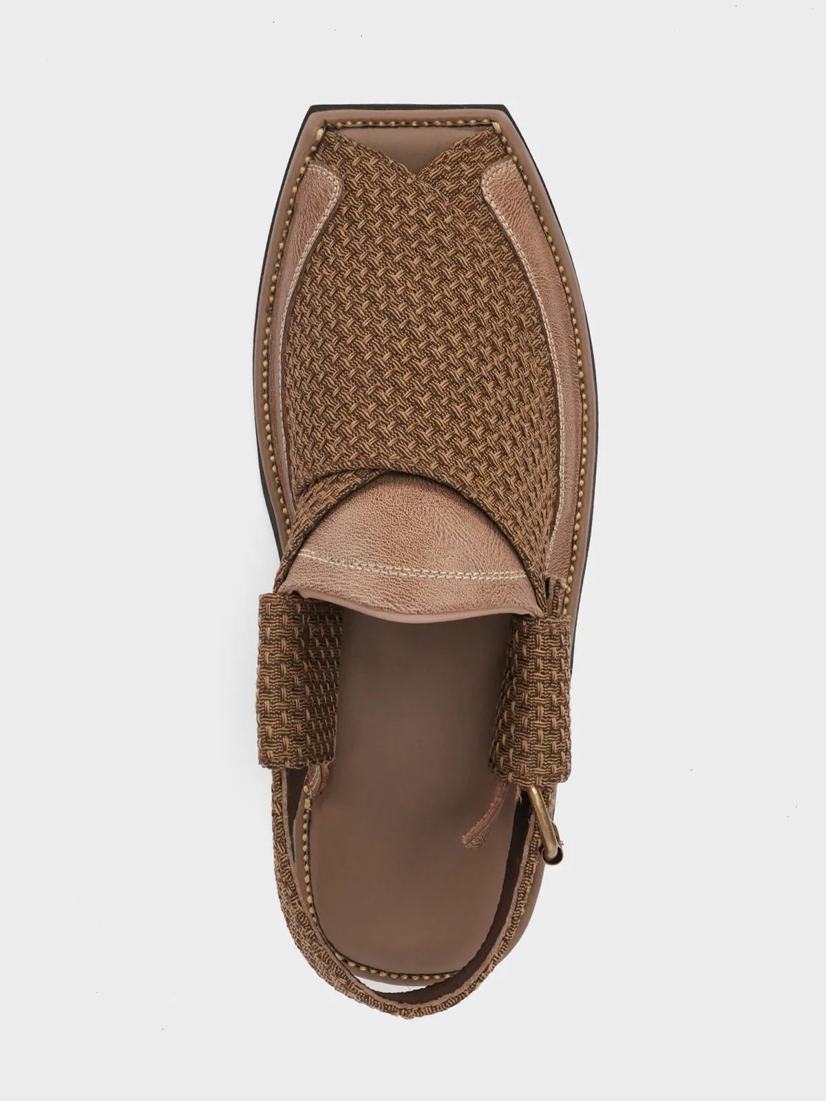 Mens "KIPP" Designer Leather Peshawari Sandals - Image 5