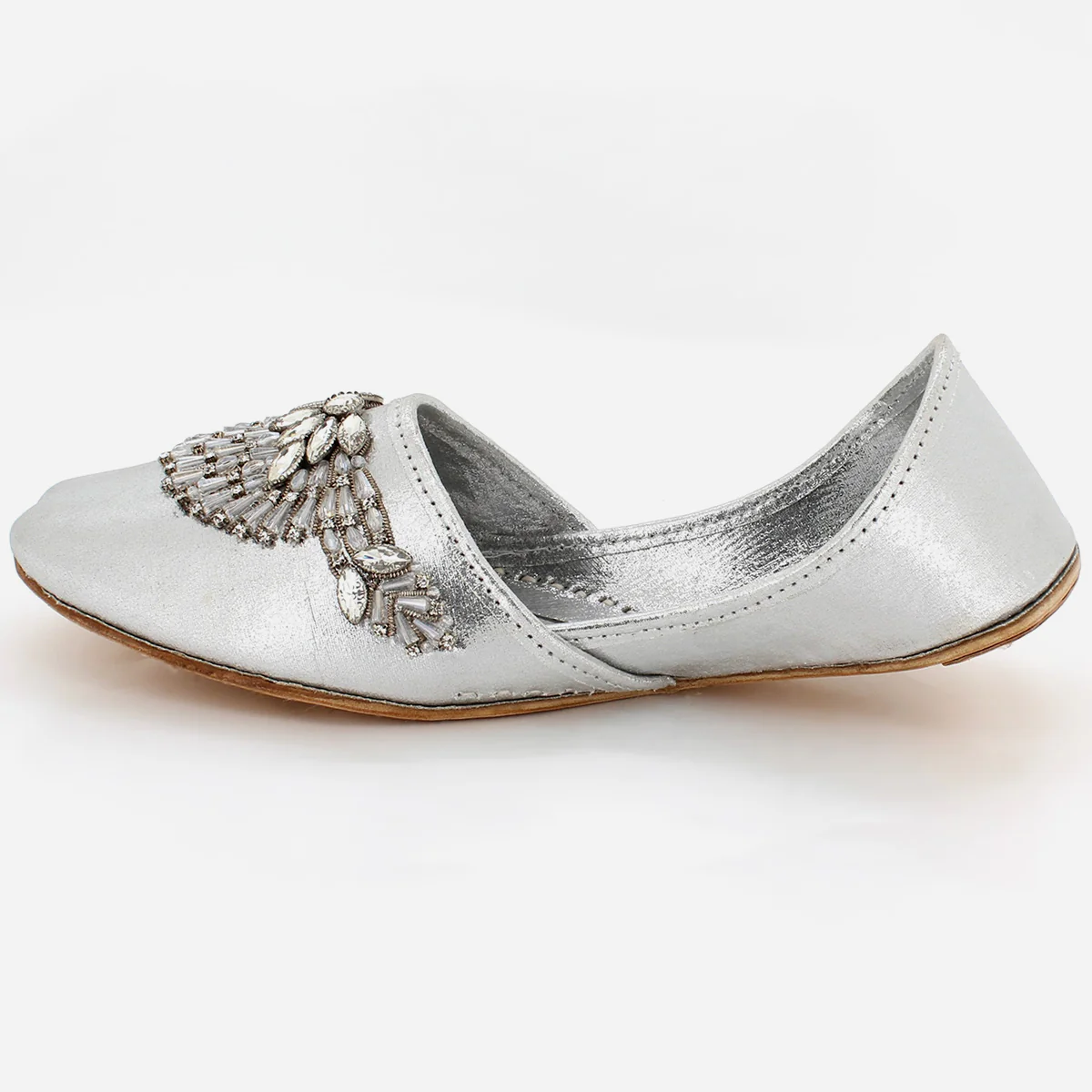Mens “KYLE" Leather Decorated Groom Indian Khussa - Image 4