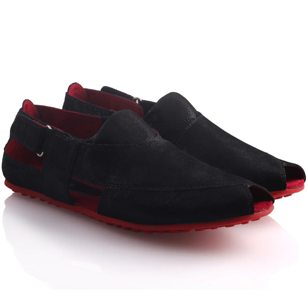 Mens Leather ‘Cowen’ Stylish Summer Sandals - Image 2