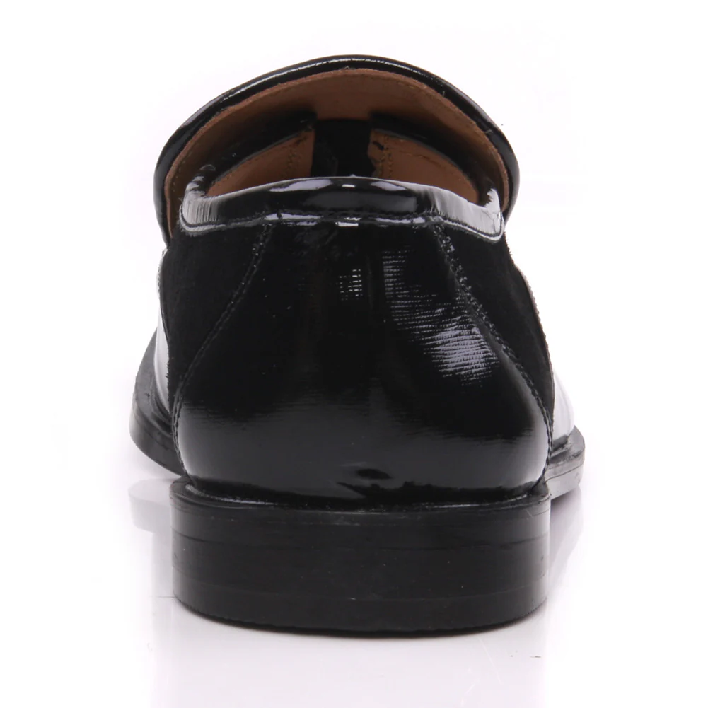 Mens Leather 'Prof' Office Party Slipons Shoes - Image 2