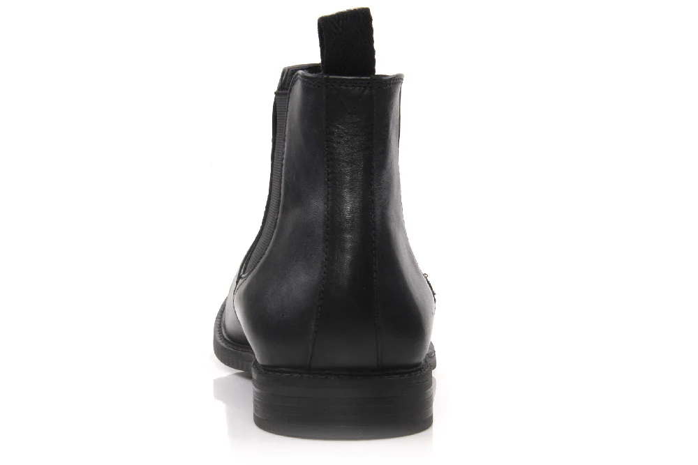 Mens Leather Pull On Chelsea Boots - Image 2