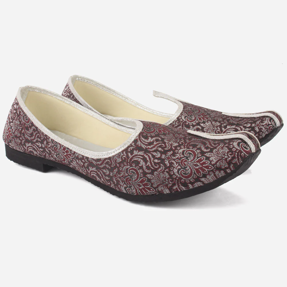 Mens "MEKO" Handmade Jacquard Indian Khussa - Image 2