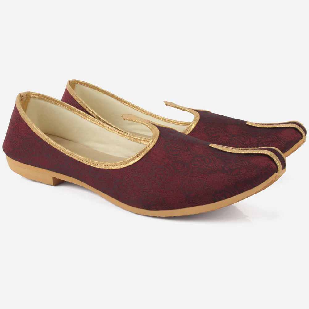 Mens "MEKO" Handmade Jacquard Indian Khussa - Image 2