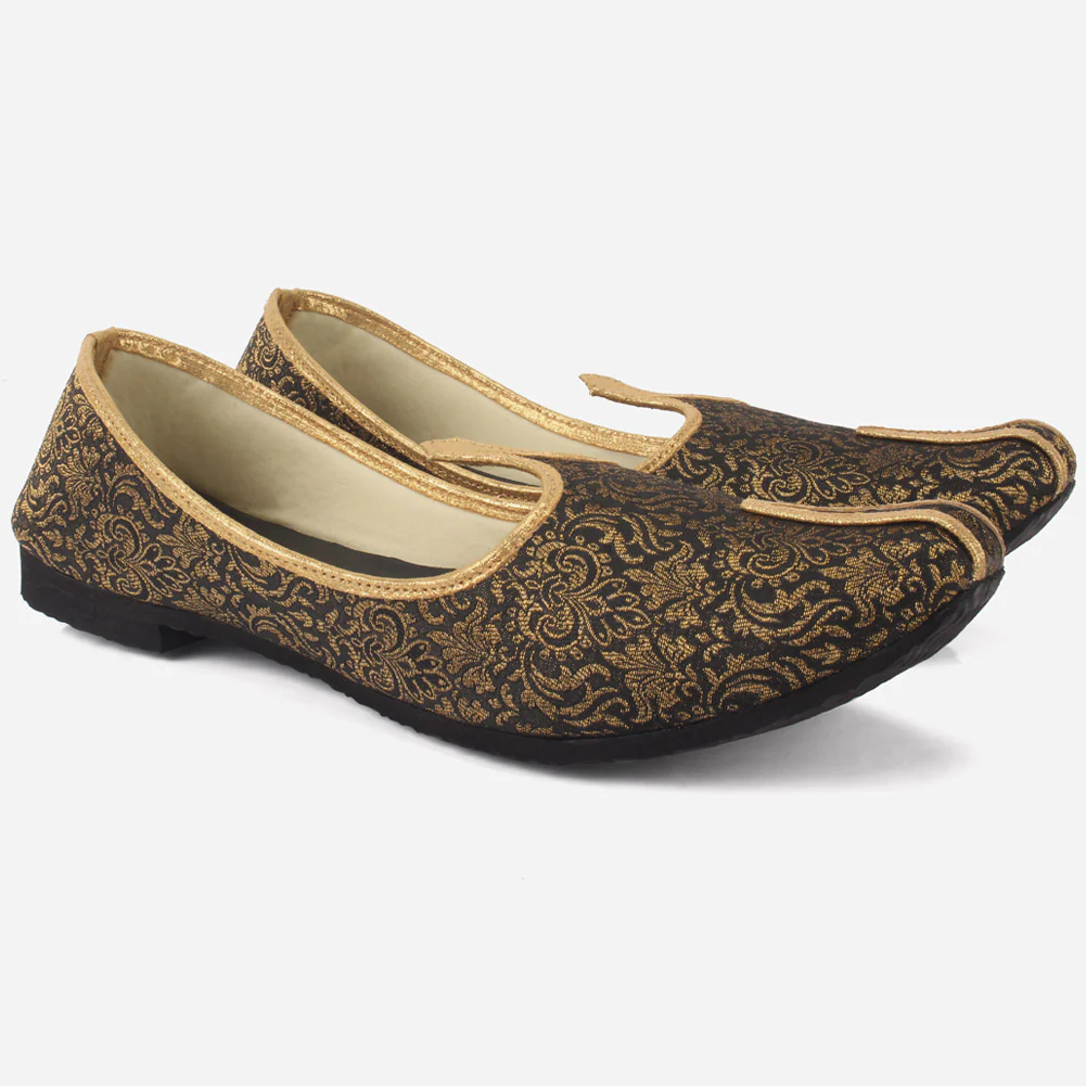 Mens "MEKO" Handmade Jacquard Indian Khussa - Image 2