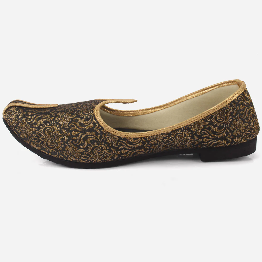 Mens "MEKO" Handmade Jacquard Indian Khussa - Image 3