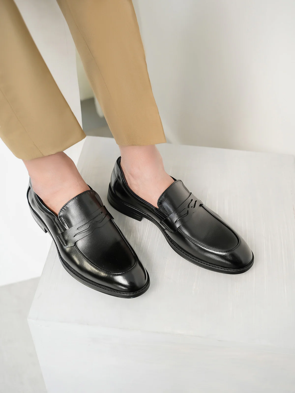 Mens "NIOBE" Comfy Office Formal Leather Shoes - Image 6