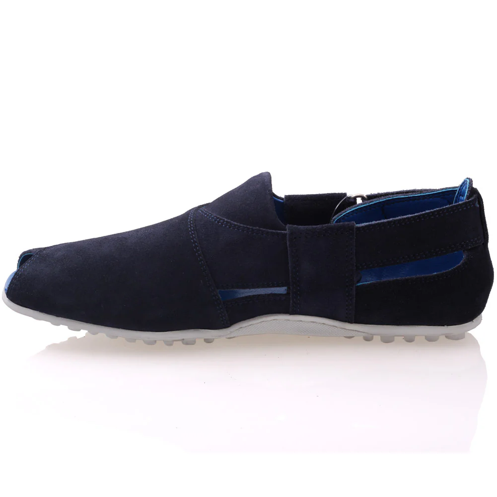 Mens Peshawari moccasin Leather suede slipon - Image 3