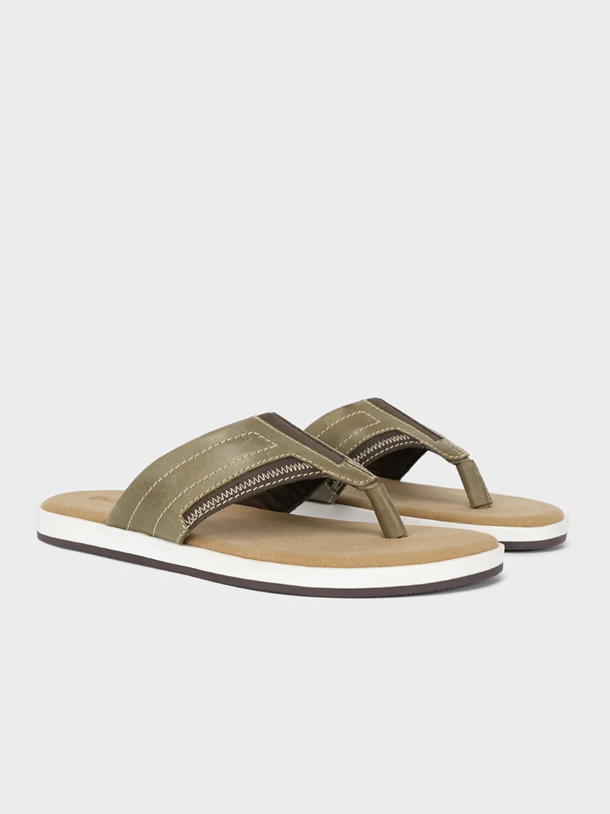 Mens "RAMSEY" Open Toe Comfy Slippers - Image 2