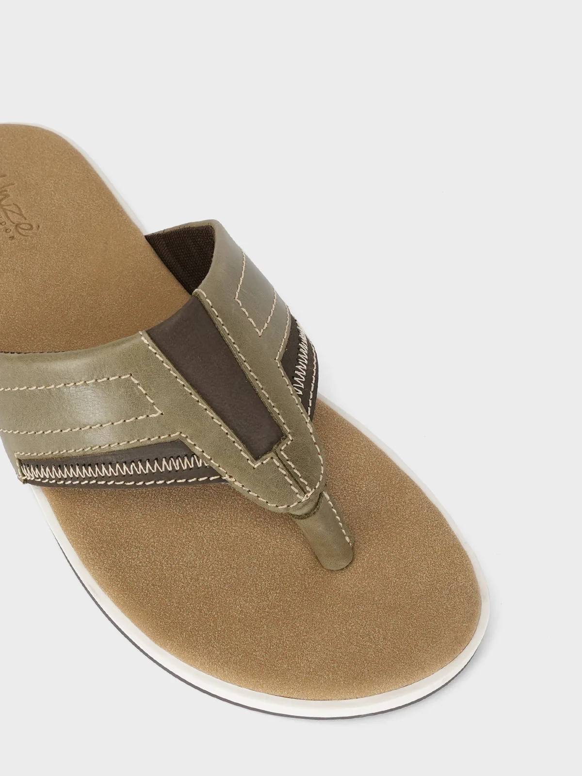 Mens "RAMSEY" Open Toe Comfy Slippers - Image 4