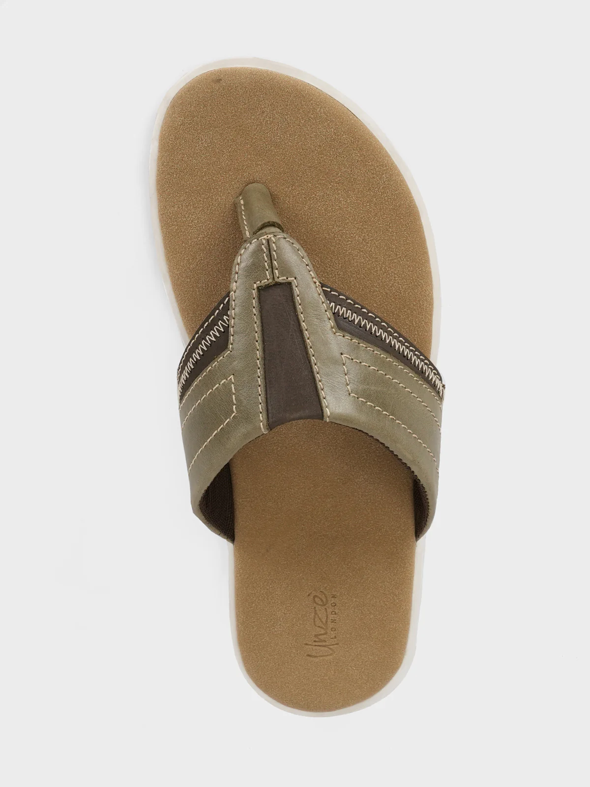 Mens "RAMSEY" Open Toe Comfy Slippers - Image 5