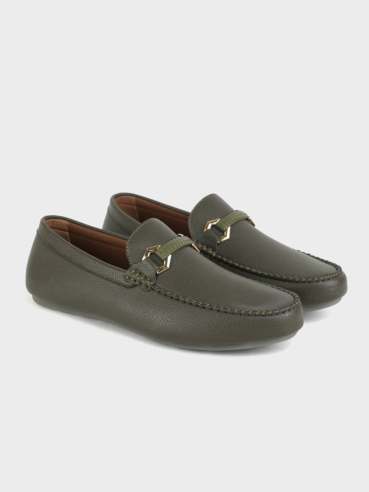 Mens "RAQAL" Comfy Moccasin Shoes - Image 2