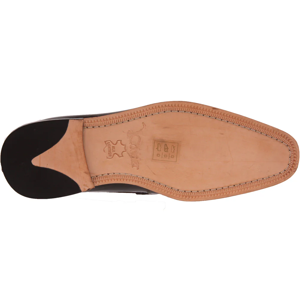 Mens ‘Rassie’ New Fashion Pointy Toe Slip-on Smart Dress Shoes Leather - Image 5