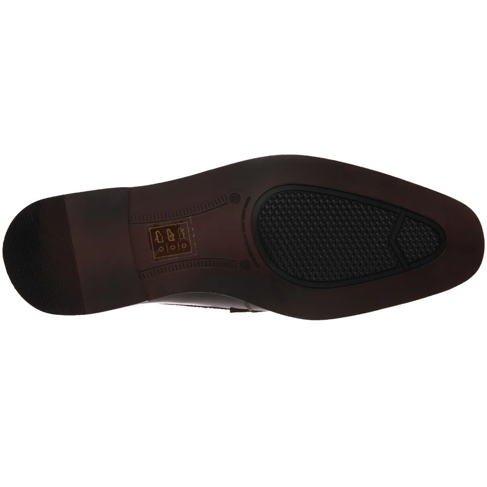 Mens 'Sev' Shiny Slipons Formal Office Shoes - Image 5