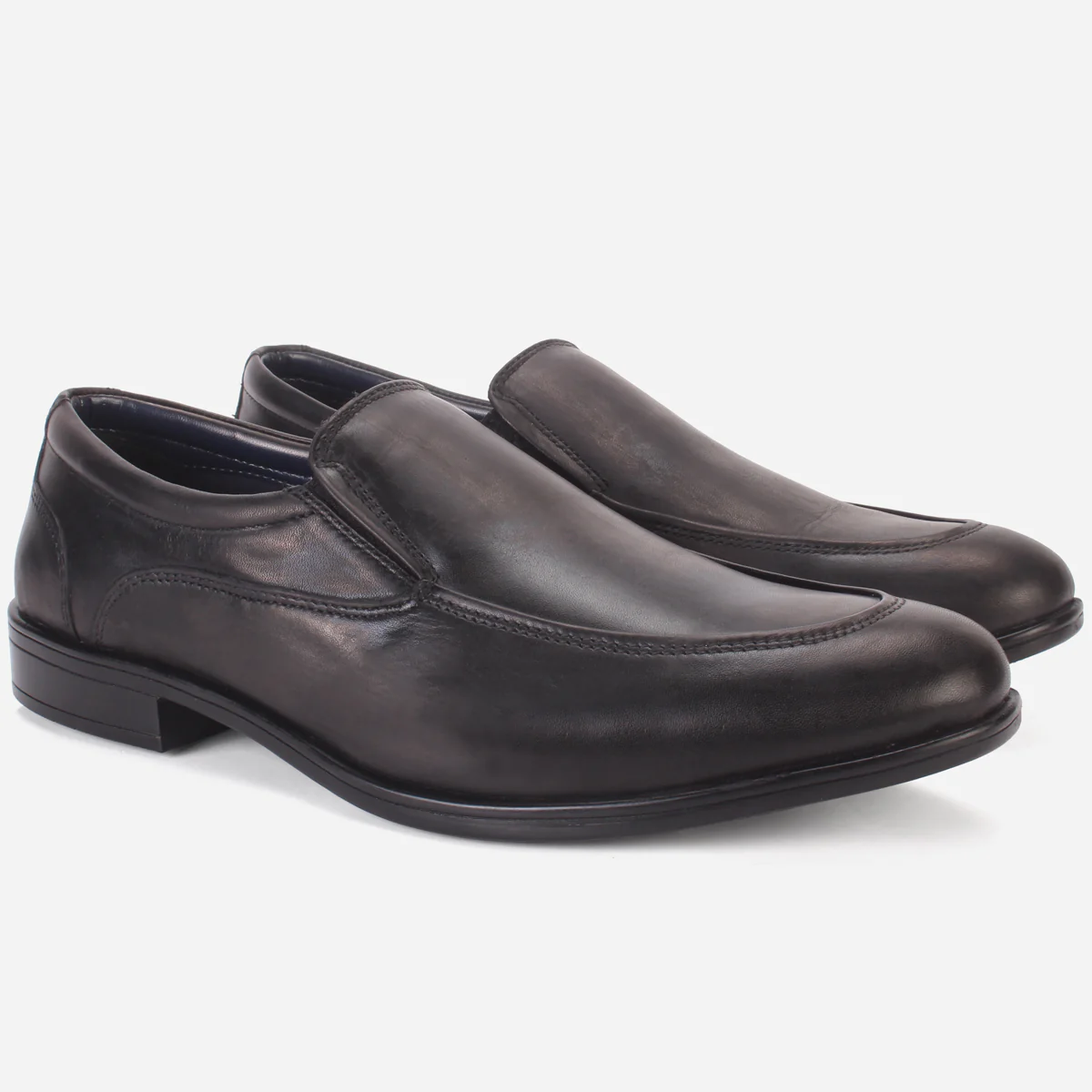 Mens "SIKEEM" Leather Formal Slip-on Shoes - Image 2
