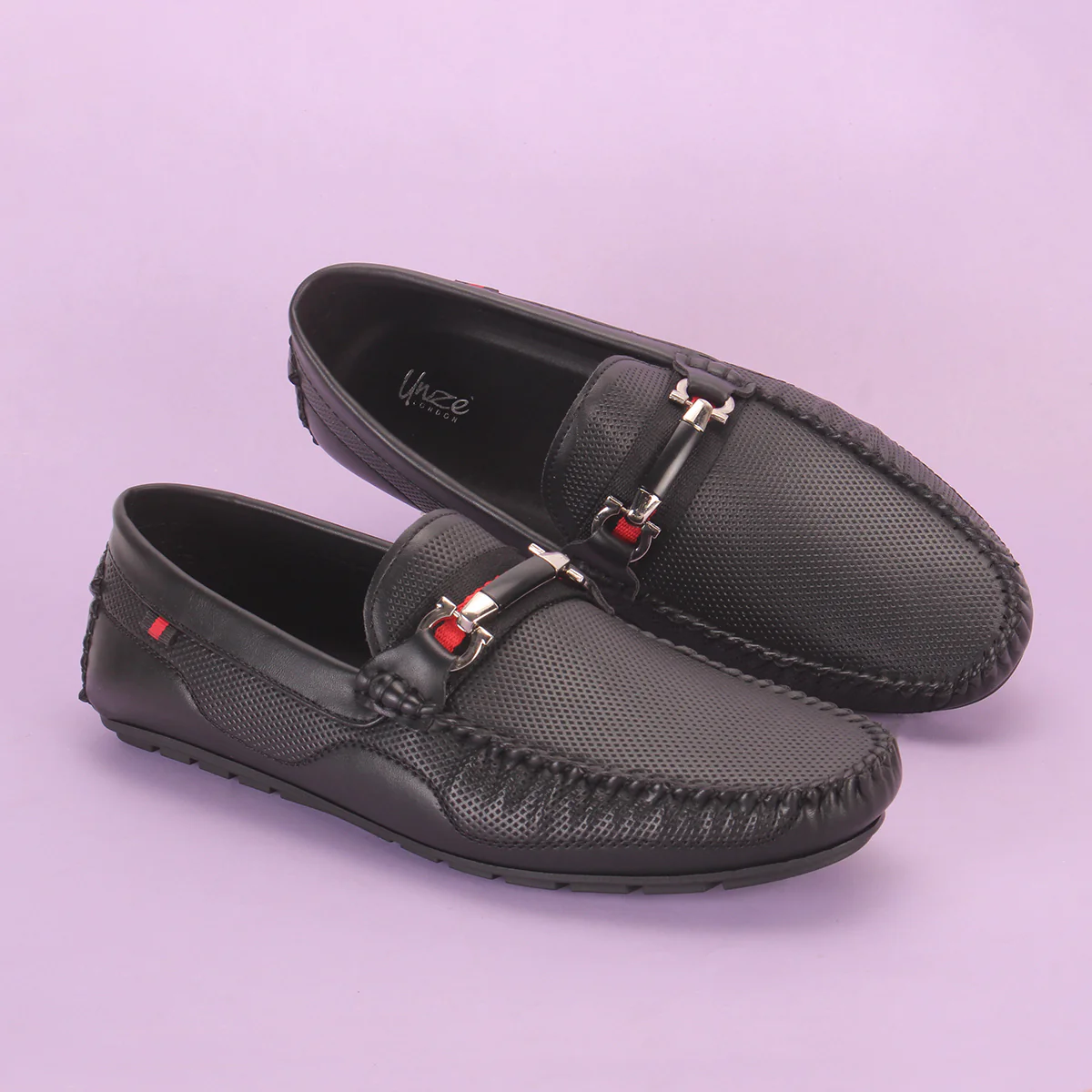Mens "THIAGO" Casual Slip On Moccasin Shoes - Image 6