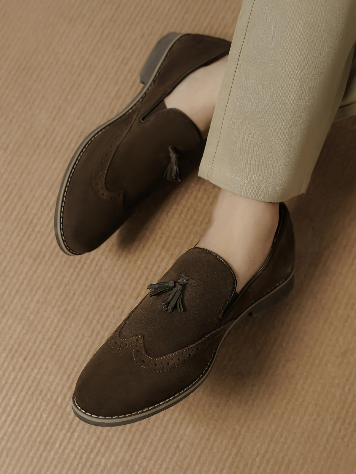 Mens "TIPATHI" Rounded Toe Leather Formal - Image 3