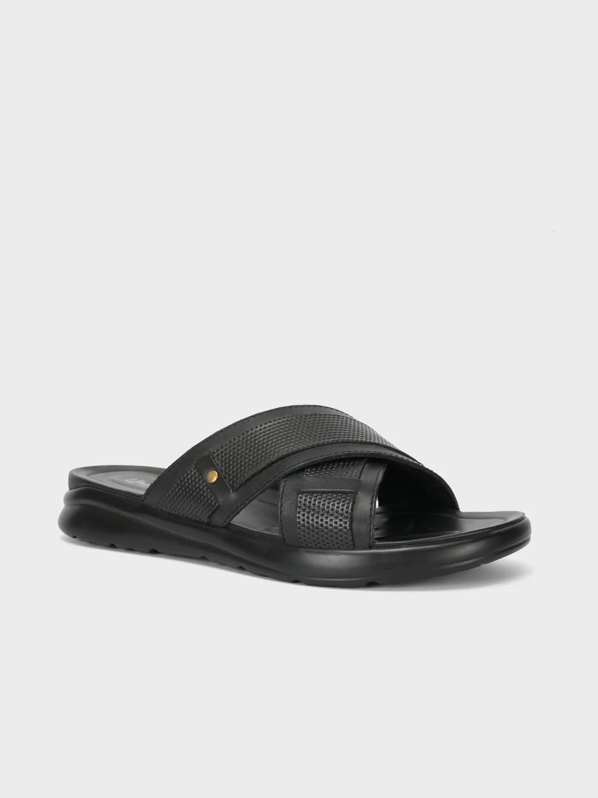 Mens "TOULOUSE" Crossover Strappy Summer Slippers