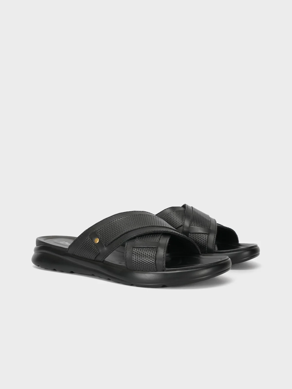 Mens "TOULOUSE" Crossover Strappy Summer Slippers - Image 2