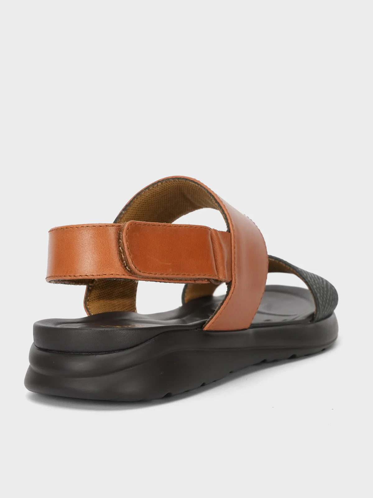 Mens "VALERRY" Back Strap Leather Summer Sandals - Image 3