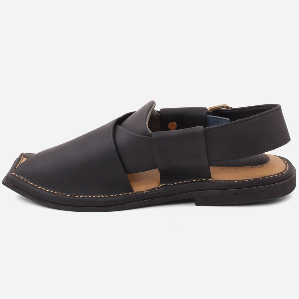 Mens"LEWIS" Peshawari Low Heel Sandals - Image 3