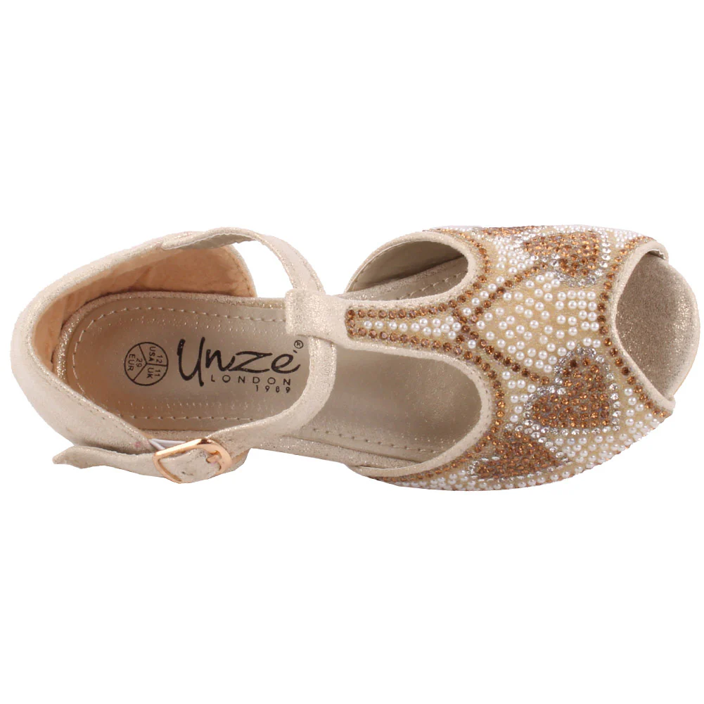 New "Rylee" Adorned Open Toe Sandals - Image 4