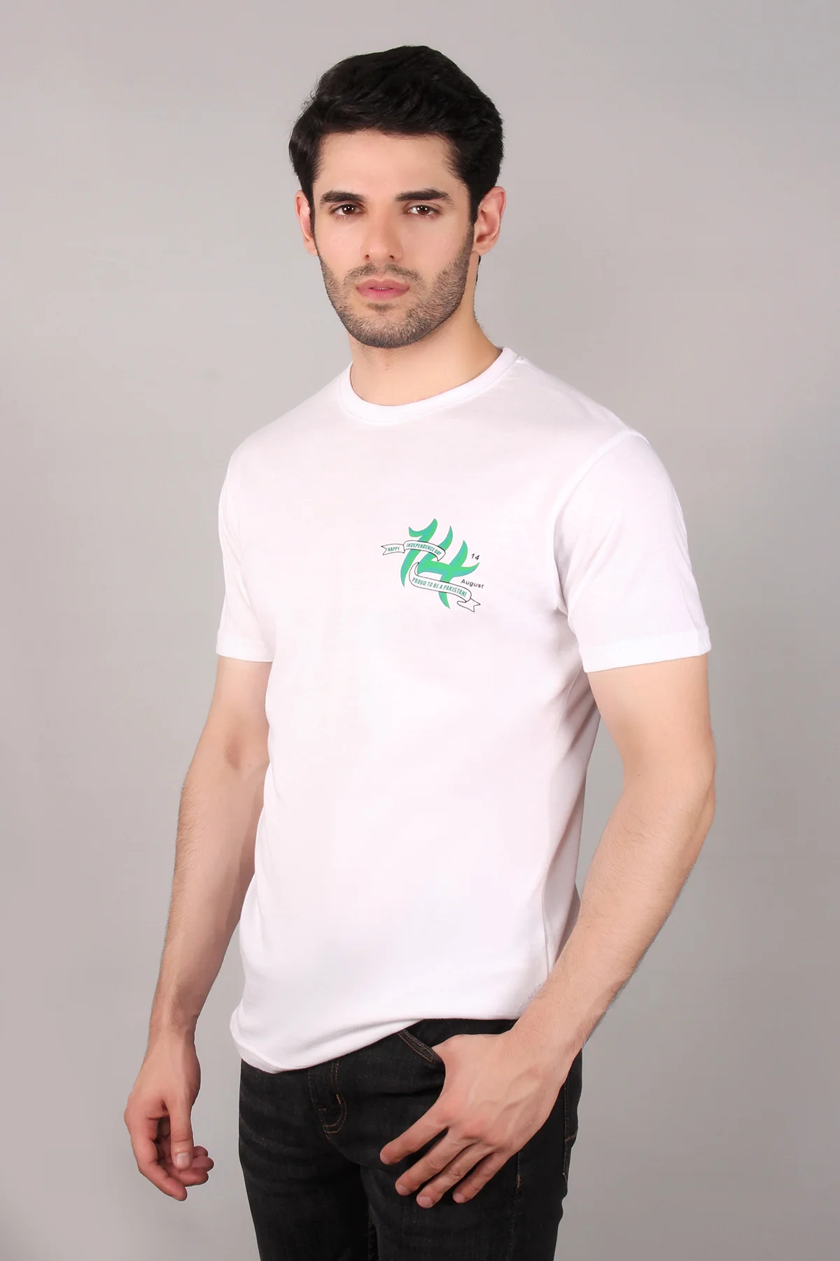 "NEZZ" Classic Crew Neck Graphic T-Shirt - Image 2