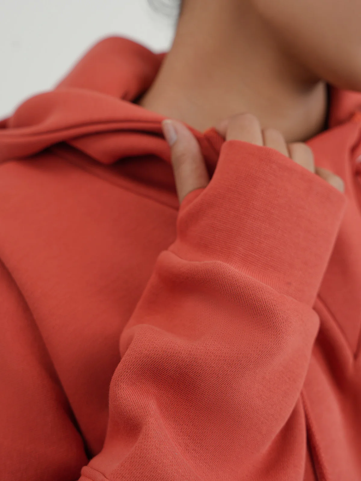 "NHUCHA" Trendy Cut &amp; Sew Fleece Hoodie - Image 5