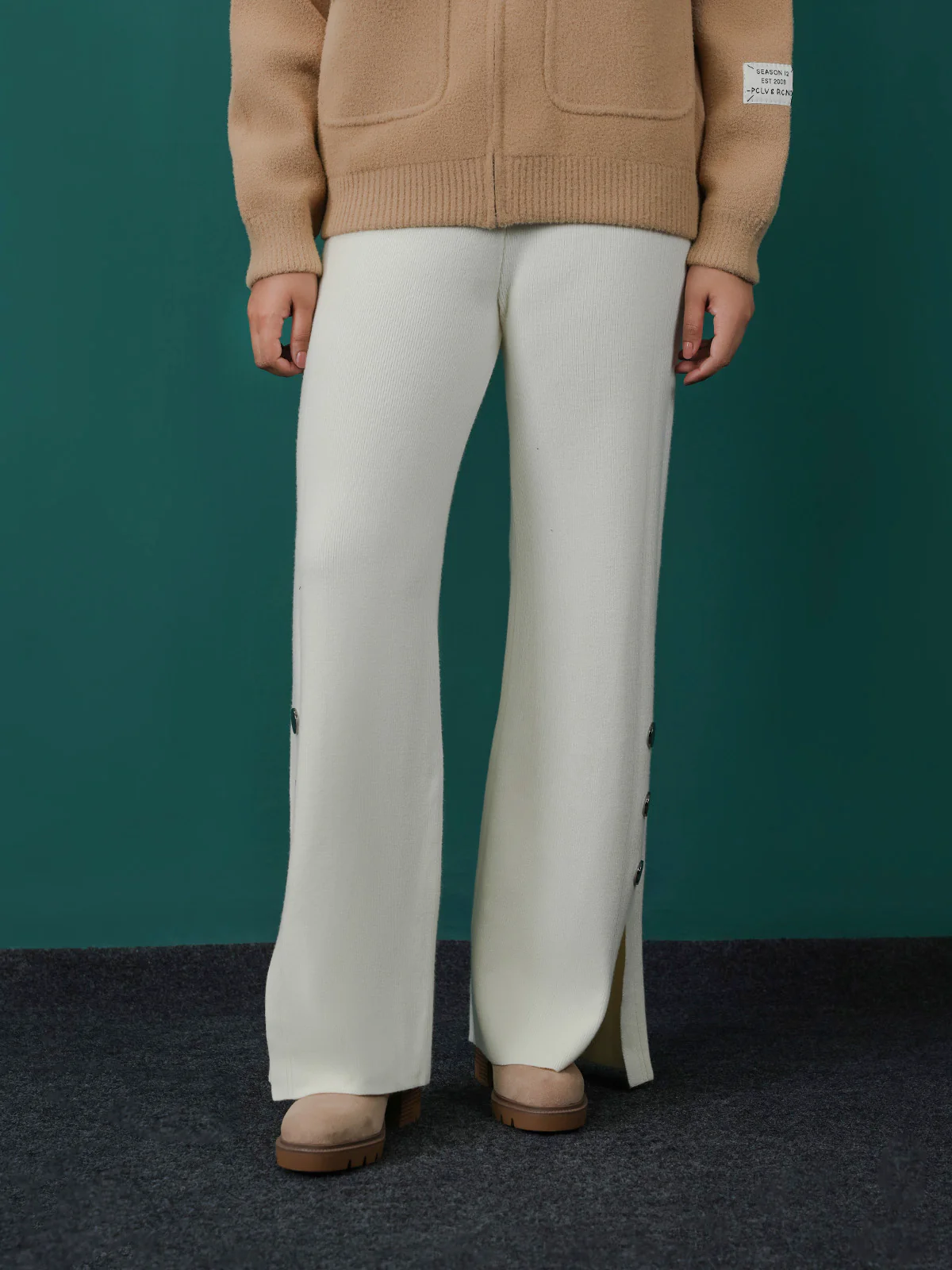 "QUOBA" Casual Regular Fit Trouser