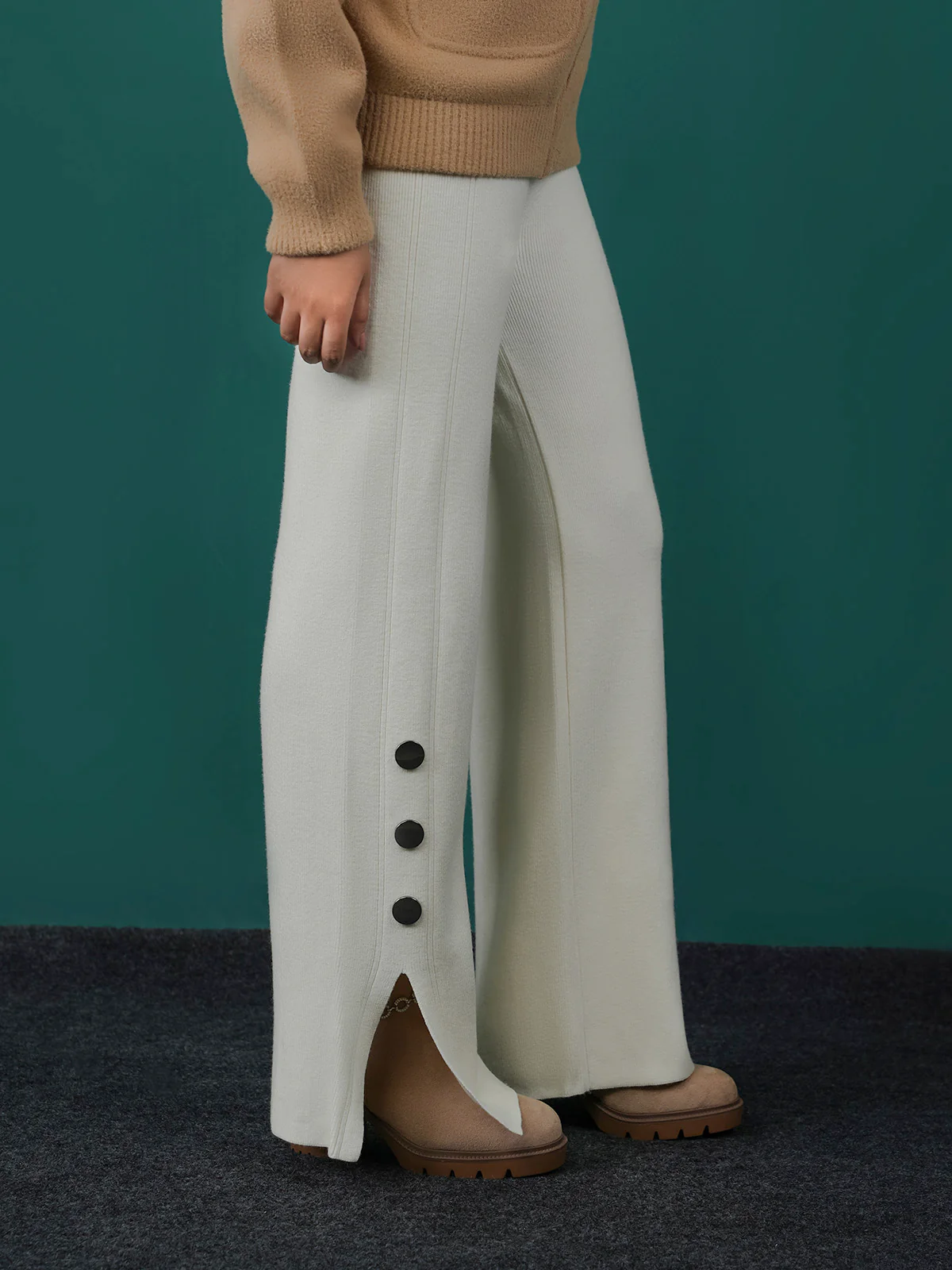 "QUOBA" Casual Regular Fit Trouser - Image 2