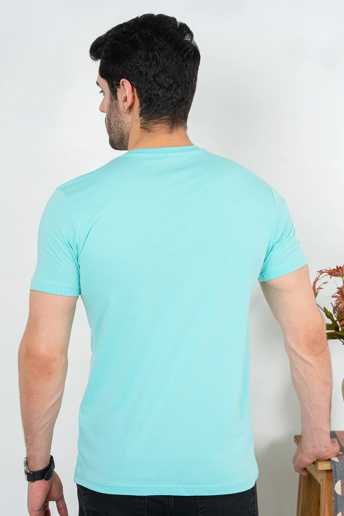 "REGAL" Crew Neck Skim Fit T-Shirt - Image 4