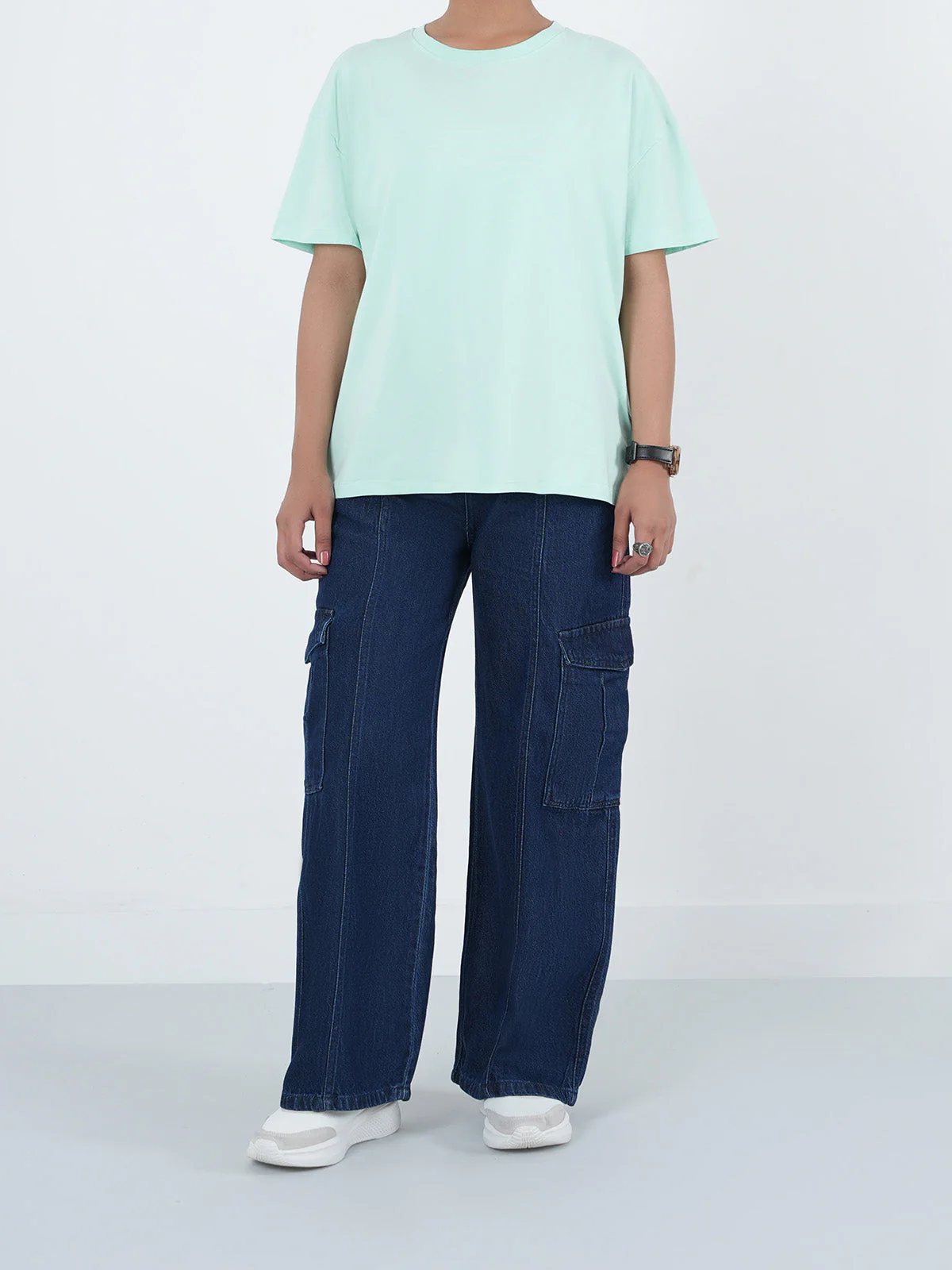 "REIDAR" Drop Shoulder Basic T-Shirt
