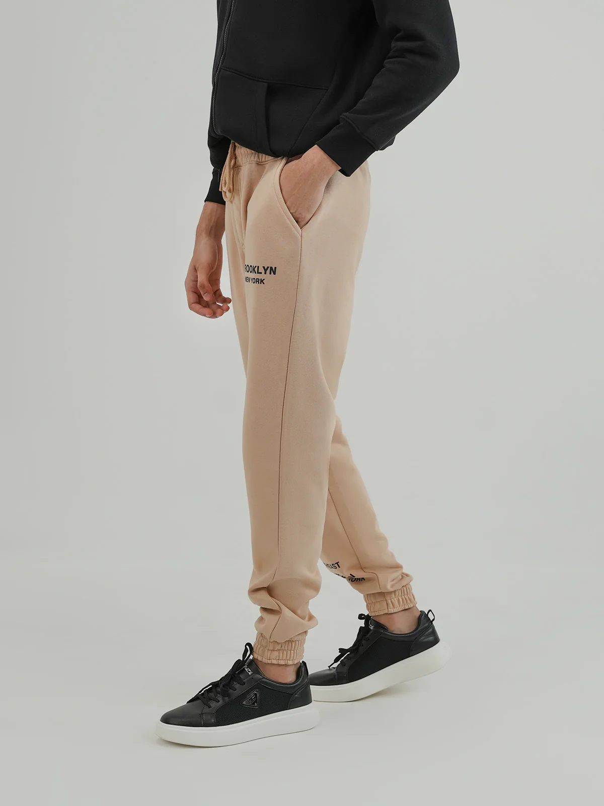 "SILVIJN" Graphic Regular Fit Fleece Trousers - Image 2