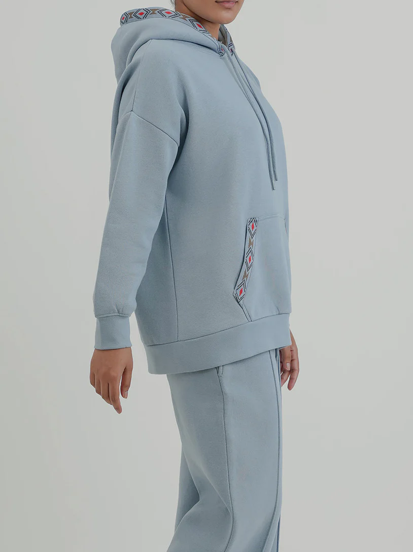 "TIDAM" Warm Graphic Fleece Hoodie - Image 3