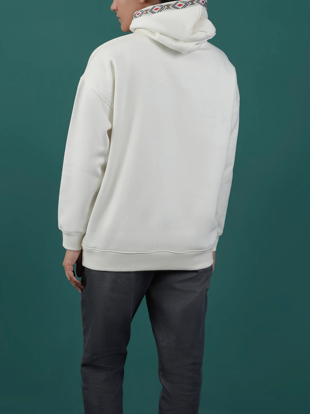 "TIDAM" Warm Graphic Fleece Hoodie - Image 6
