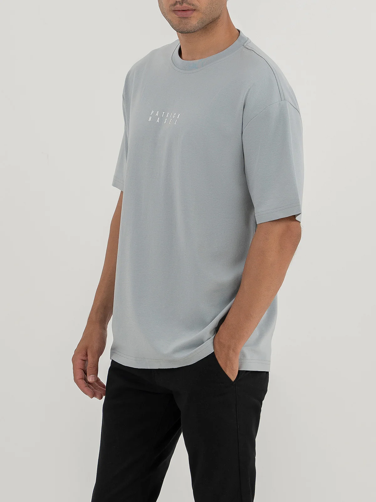 "TRINH" Casual Drop Shoulder T-Shirt - Image 2