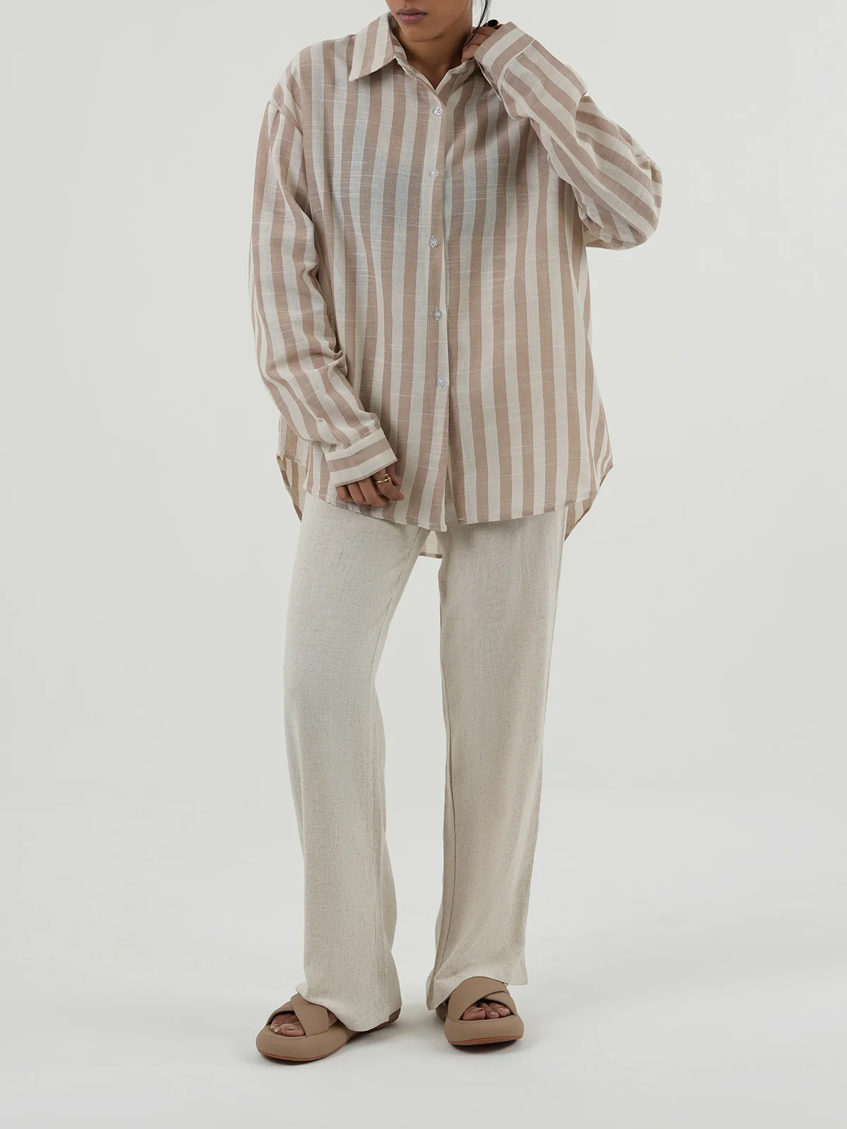 "VERDI" Regular Fit Cotton Top - Image 2