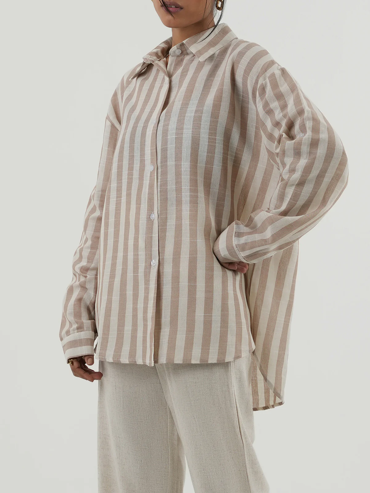 "VERDI" Regular Fit Cotton Top - Image 3