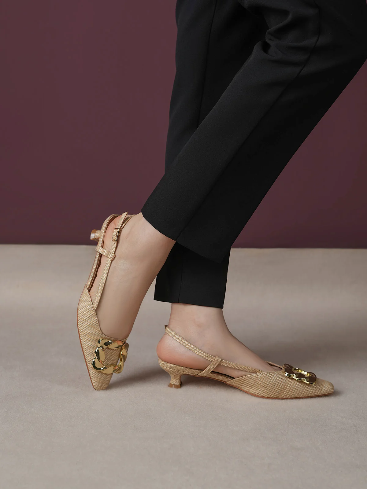 Women "AALTJE" Elegant Buckle Sandals - Image 6