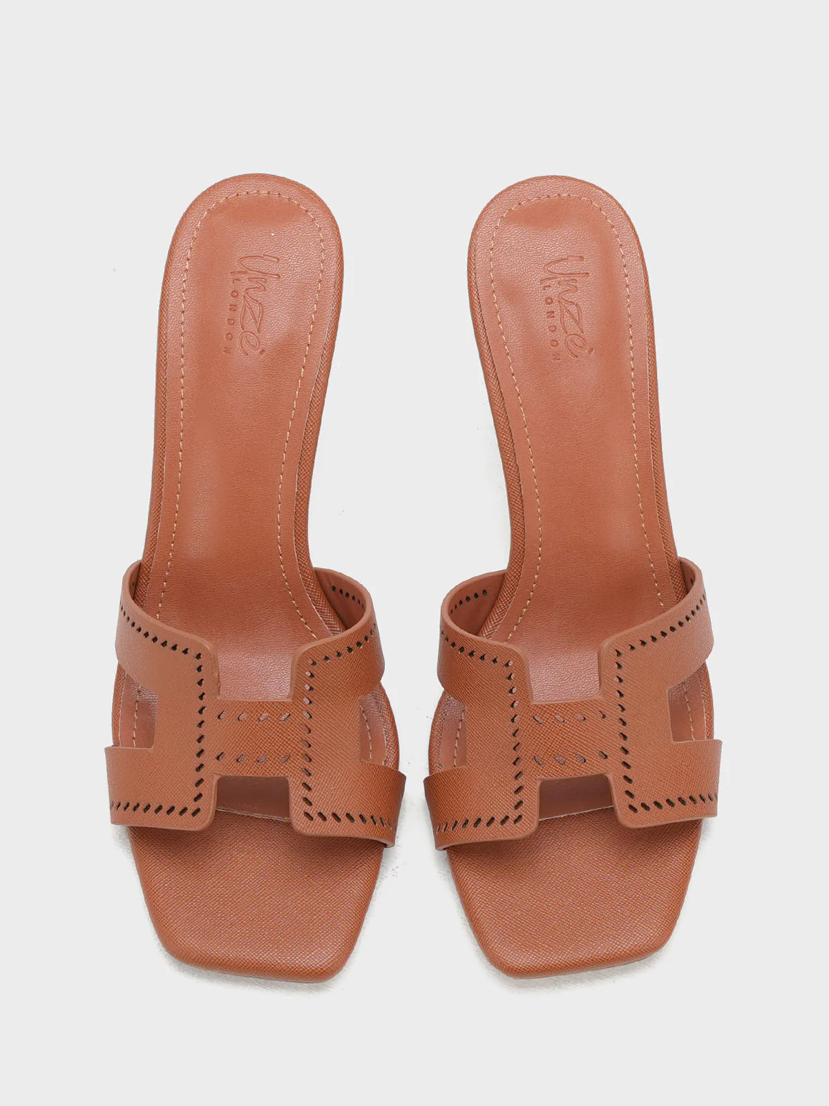 Women "AARON" Chic Slip On Heel Sandals - Image 9