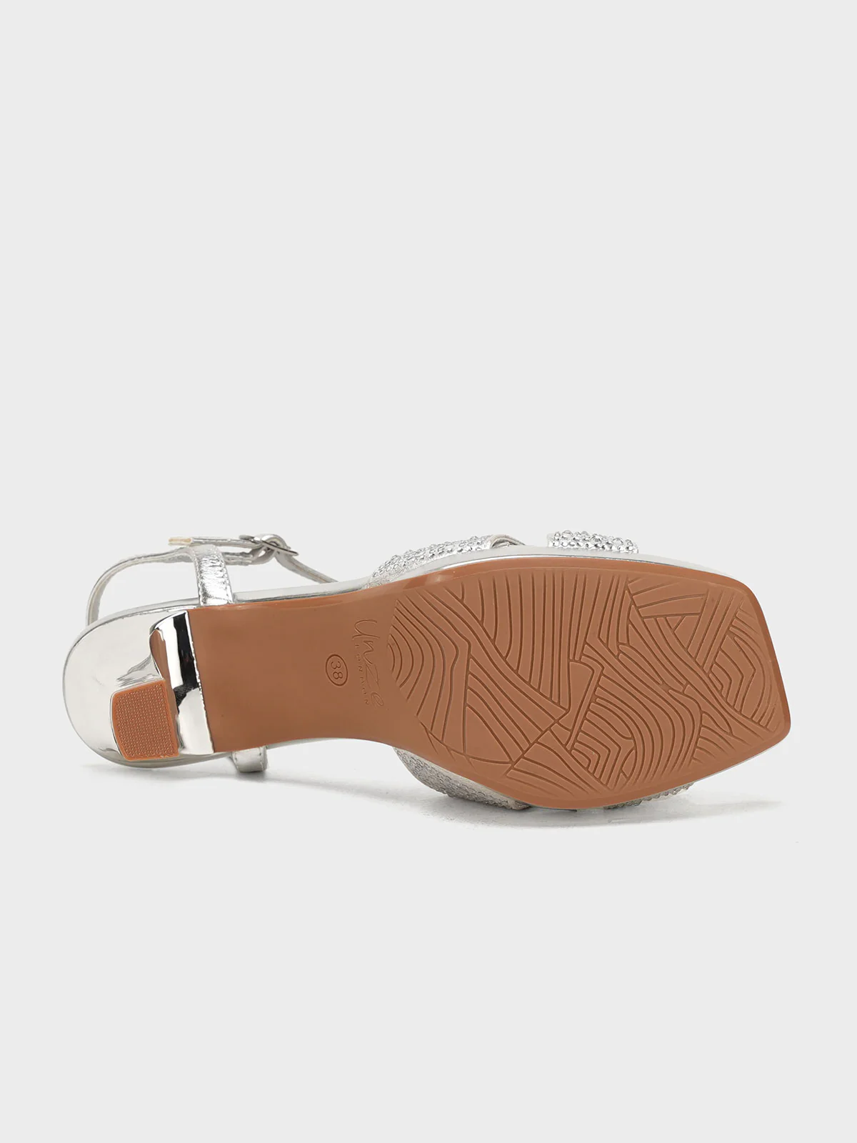 Women "ACHAVA" Glamorous Block Heel Sandals - Image 8