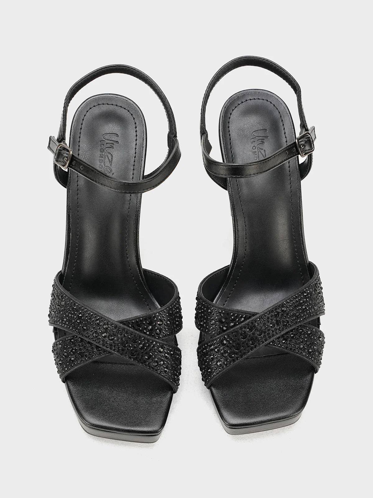 Women "ACHAVA" Glamorous Block Heel Sandals - Image 9