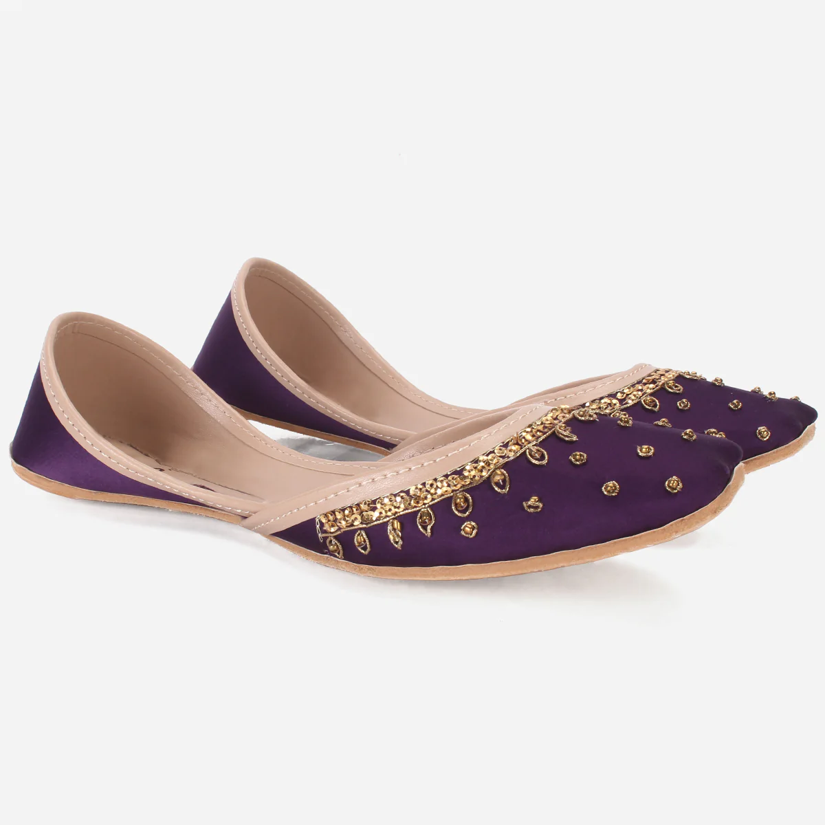 Women "ACHIM" Leather Embellished Khussa - Image 2
