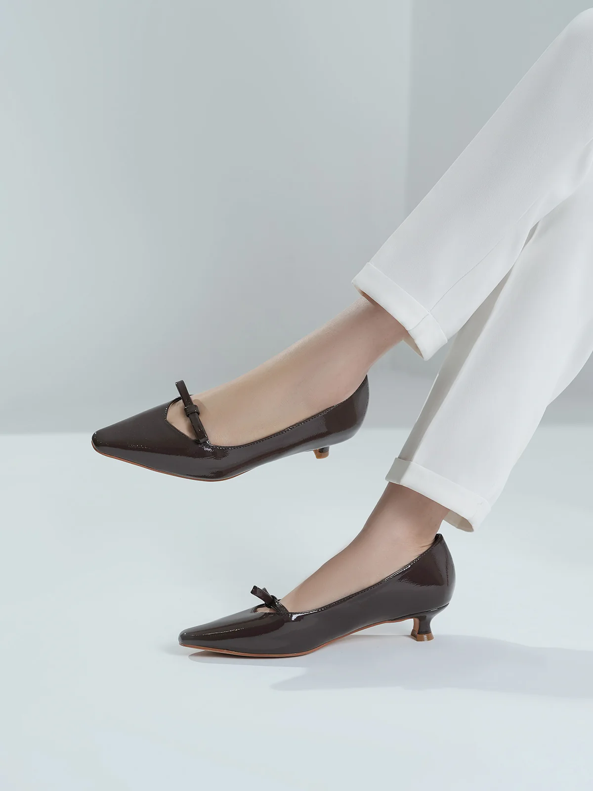 Women "ADELIA" Pointed Toe Court Shoes