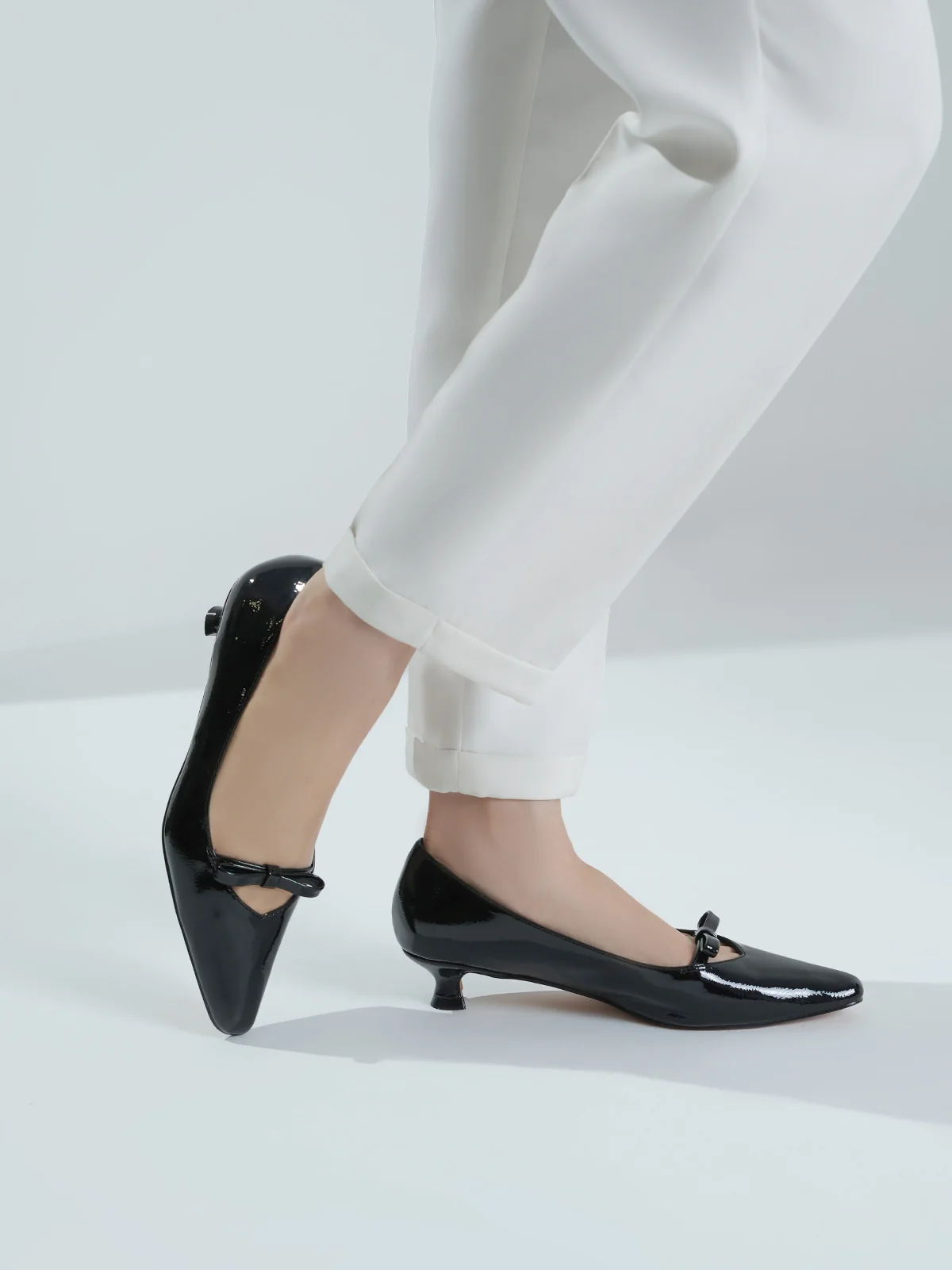Women "ADELIA" Pointed Toe Court Shoes - Image 11