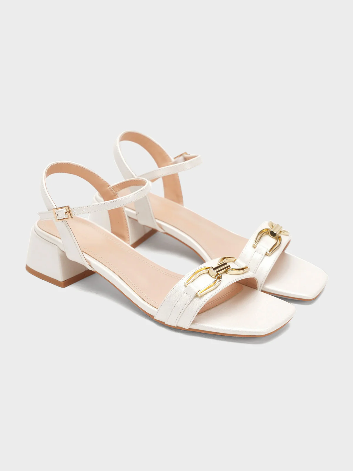 Women "AEXTER" Block Heel Buckle Sandals - Image 4