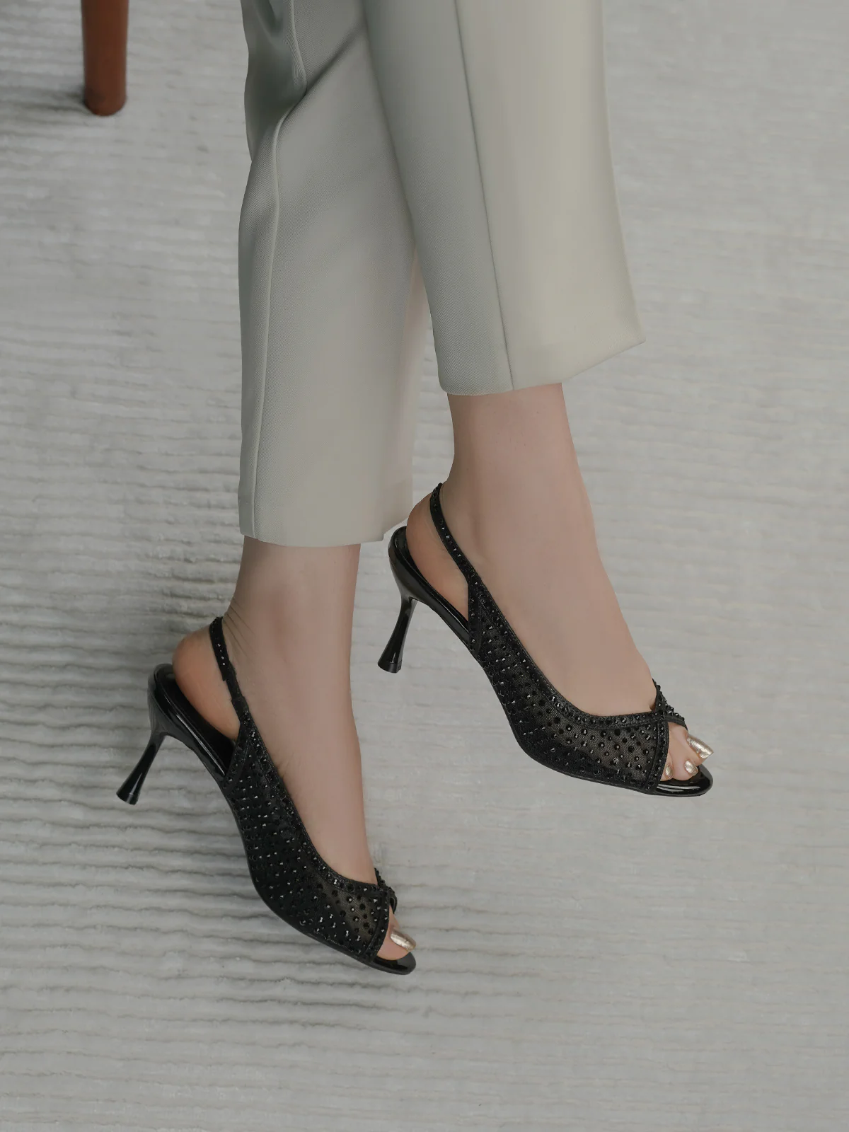 Women "AHUVA" Stylish Open Toe Heel Sandals - Image 3