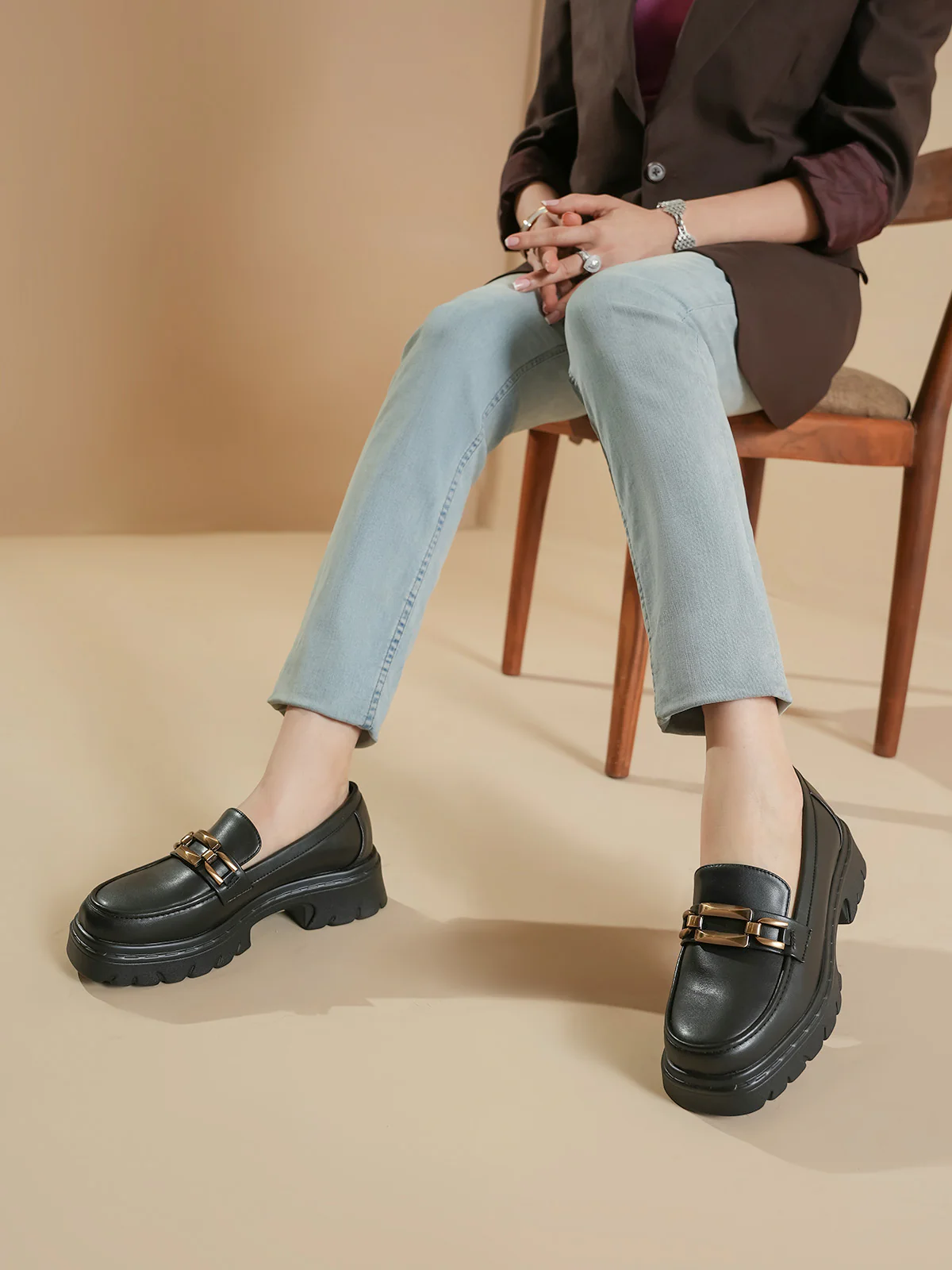 Women "AIDEN" Stylish Comfort Loafers - Image 3