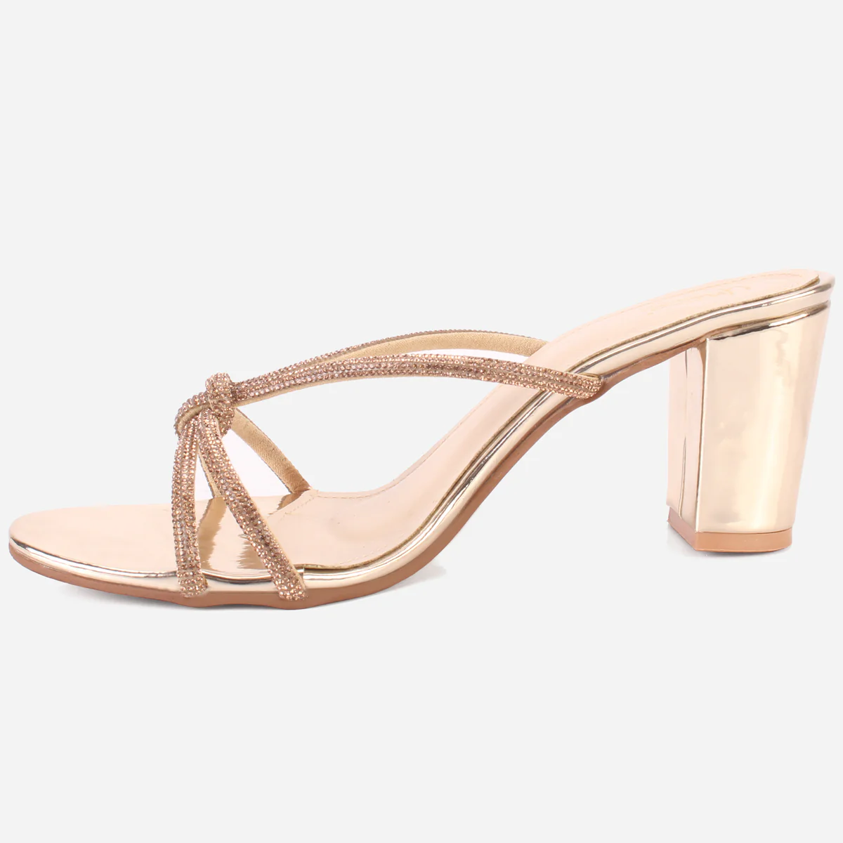 Women "AIRA" Party Wear Slip On Sandals - Image 3